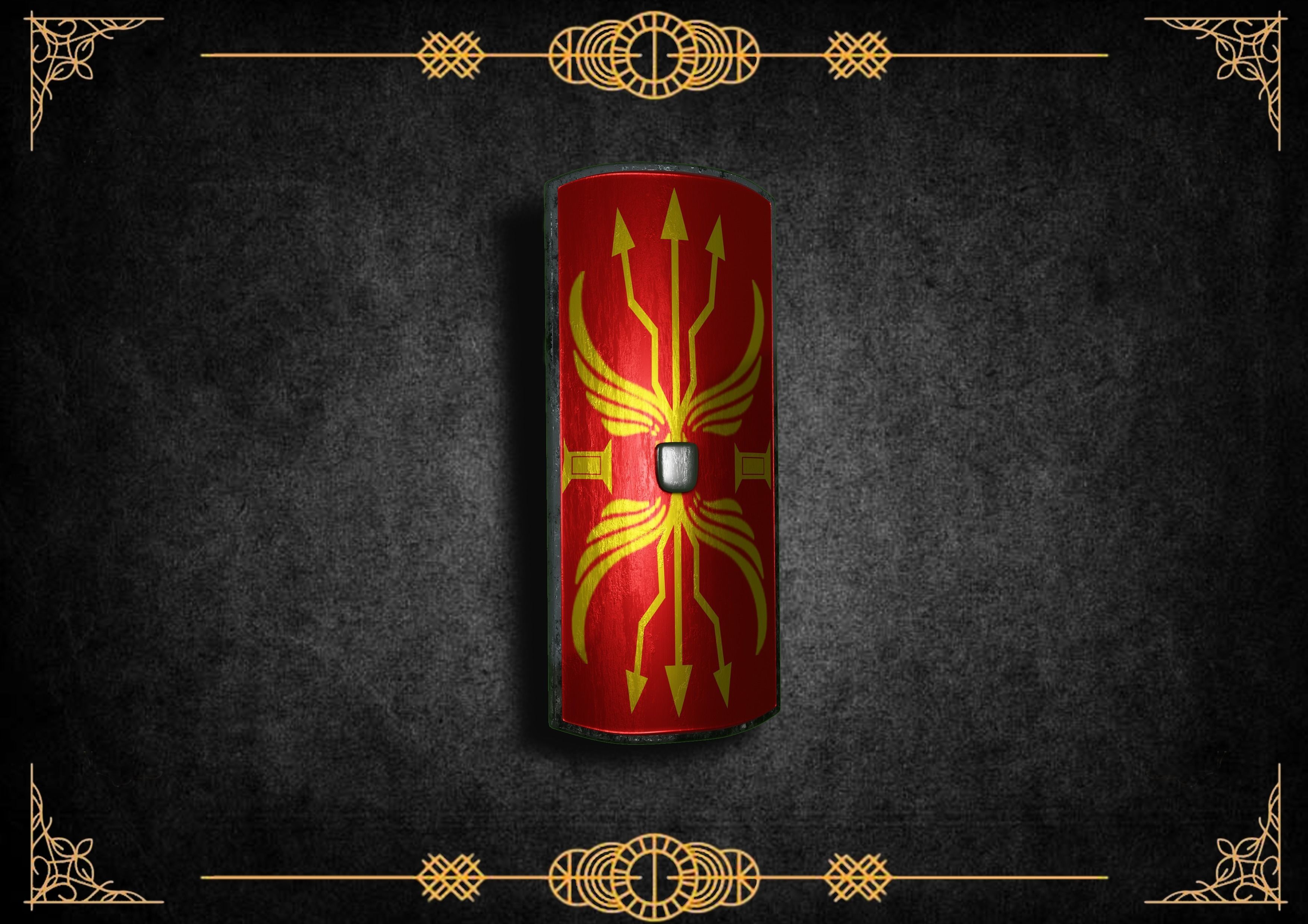 shields pack Low-poly 3D model_19