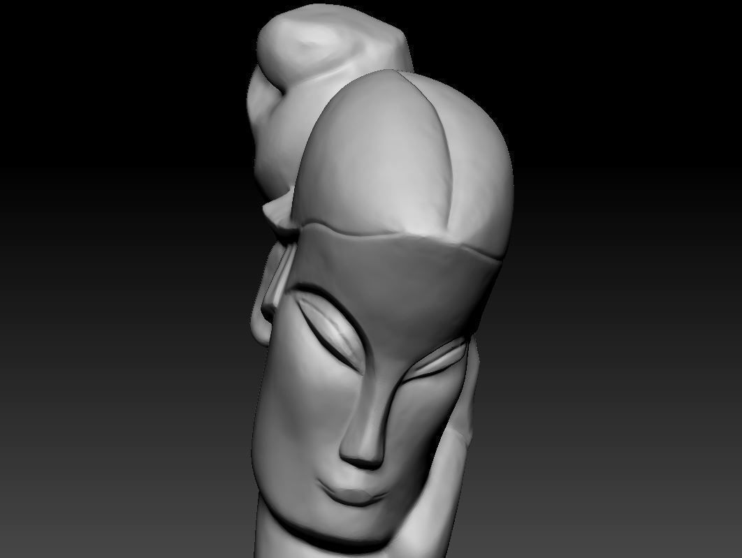 Art statue 3D model_3