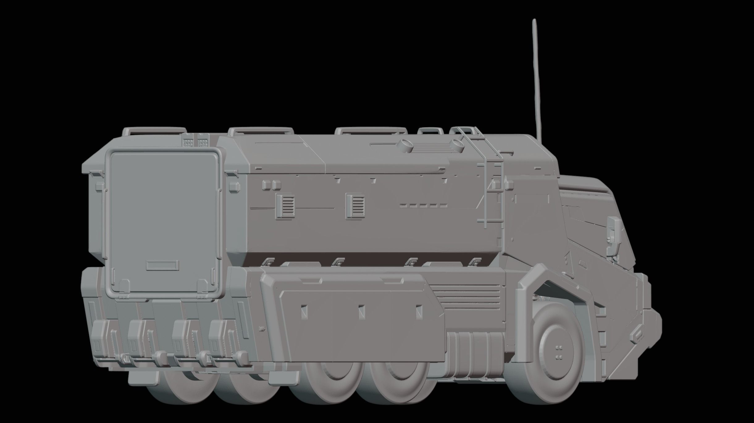 Cyberpunk Militech Behemoth 3D print model_5