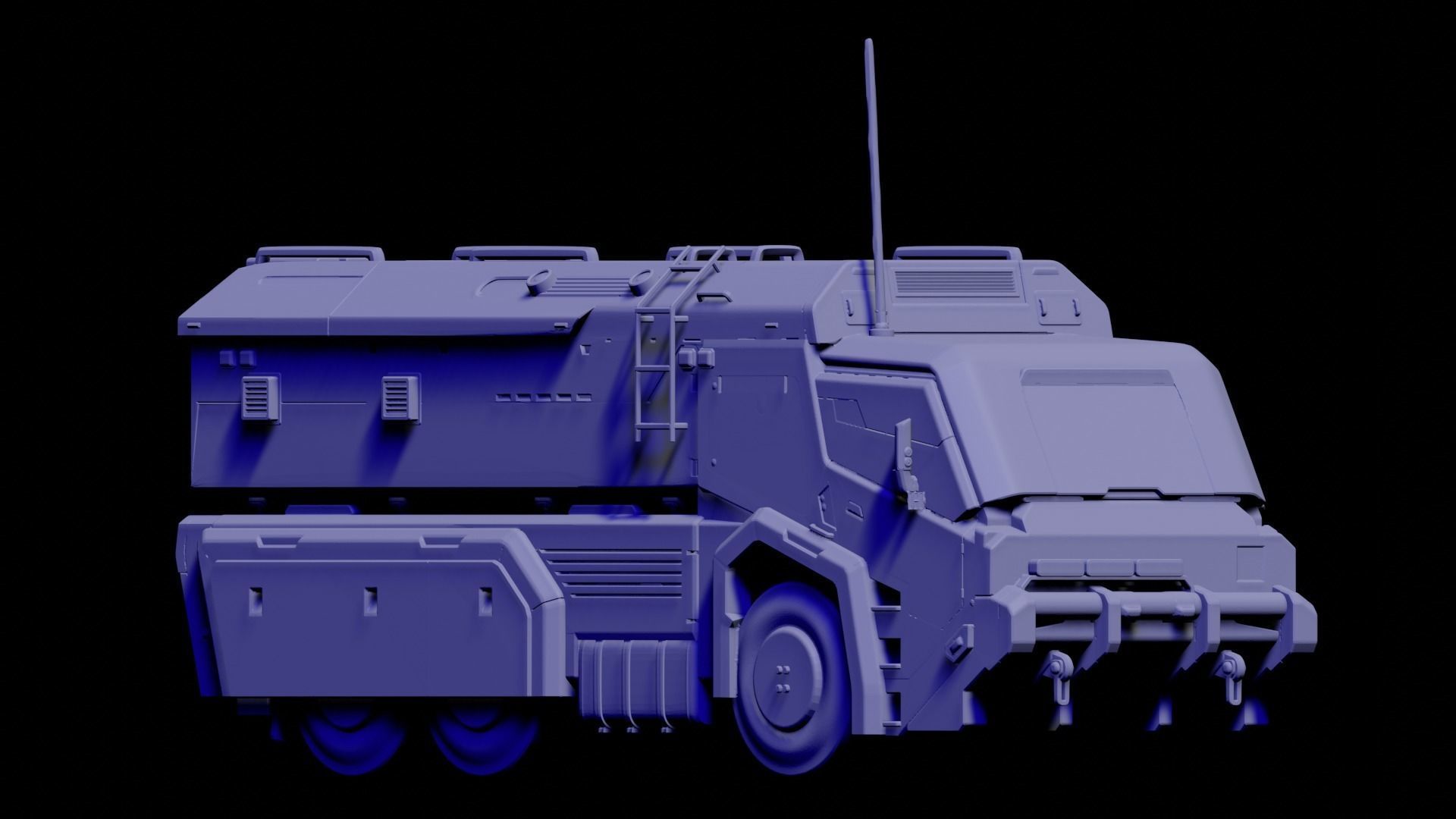 Cyberpunk Militech Behemoth 3D print model_3