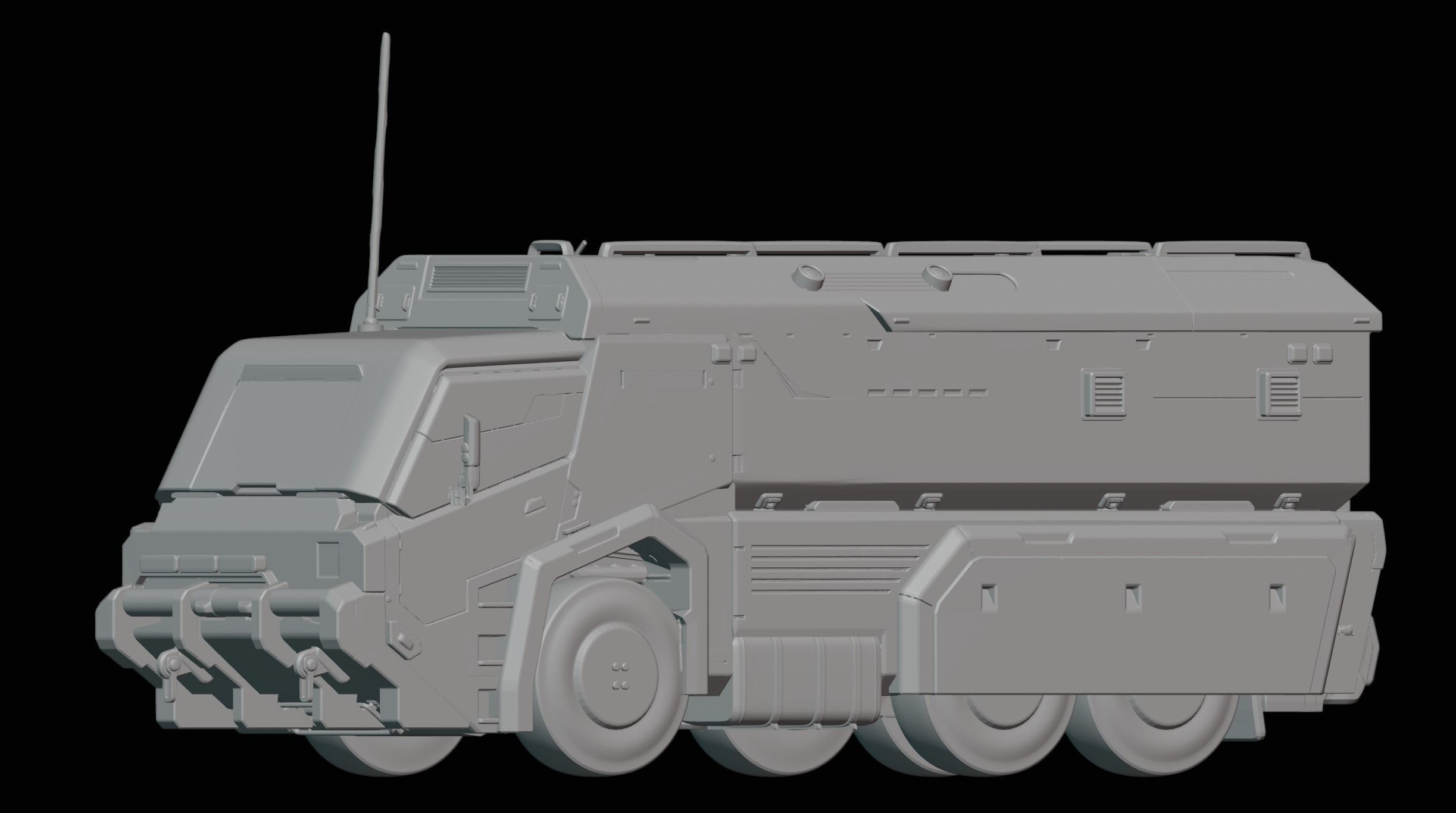 Cyberpunk Militech Behemoth 3D print model_4