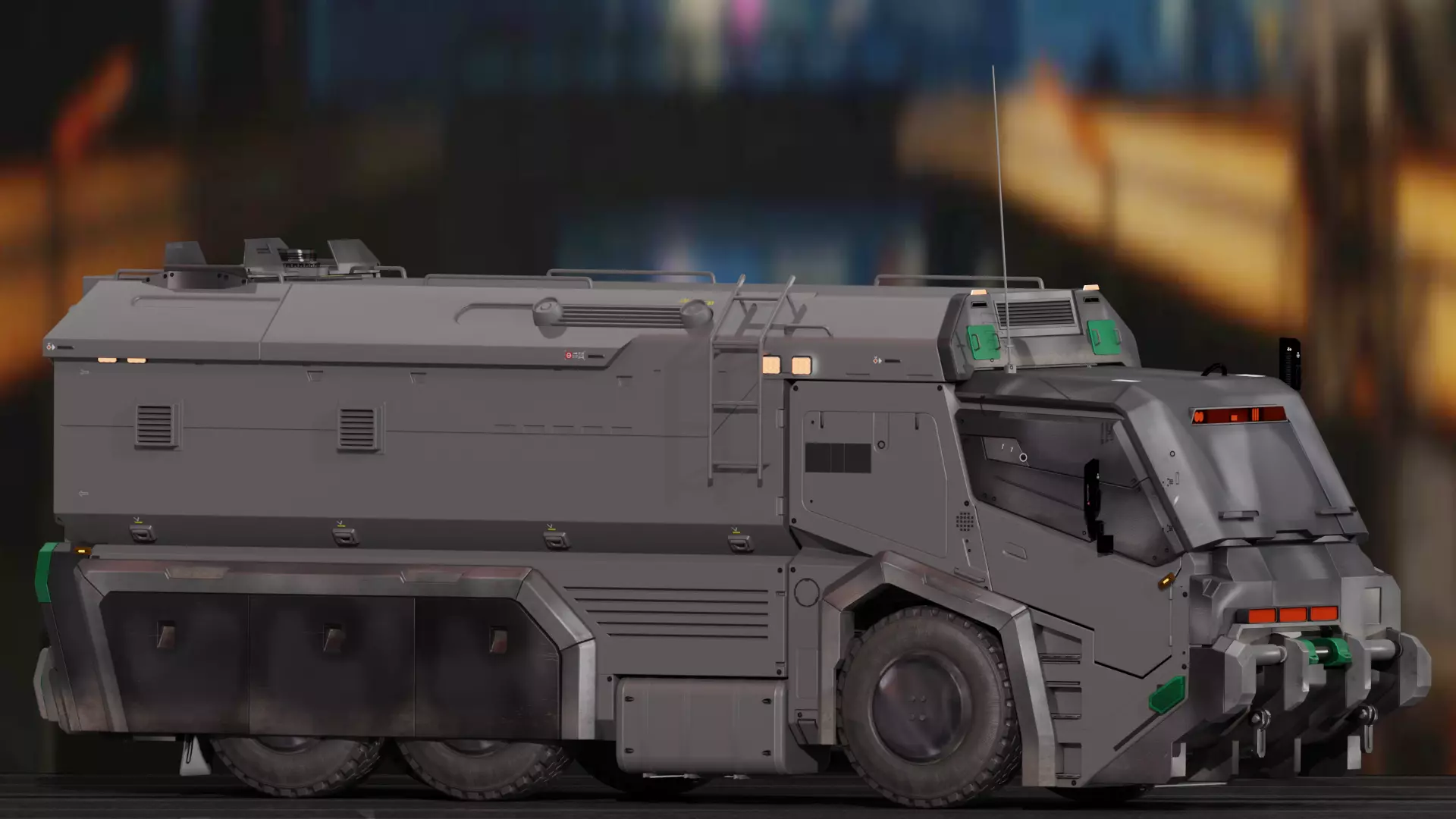 Cyberpunk Militech Behemoth 3D print model_0