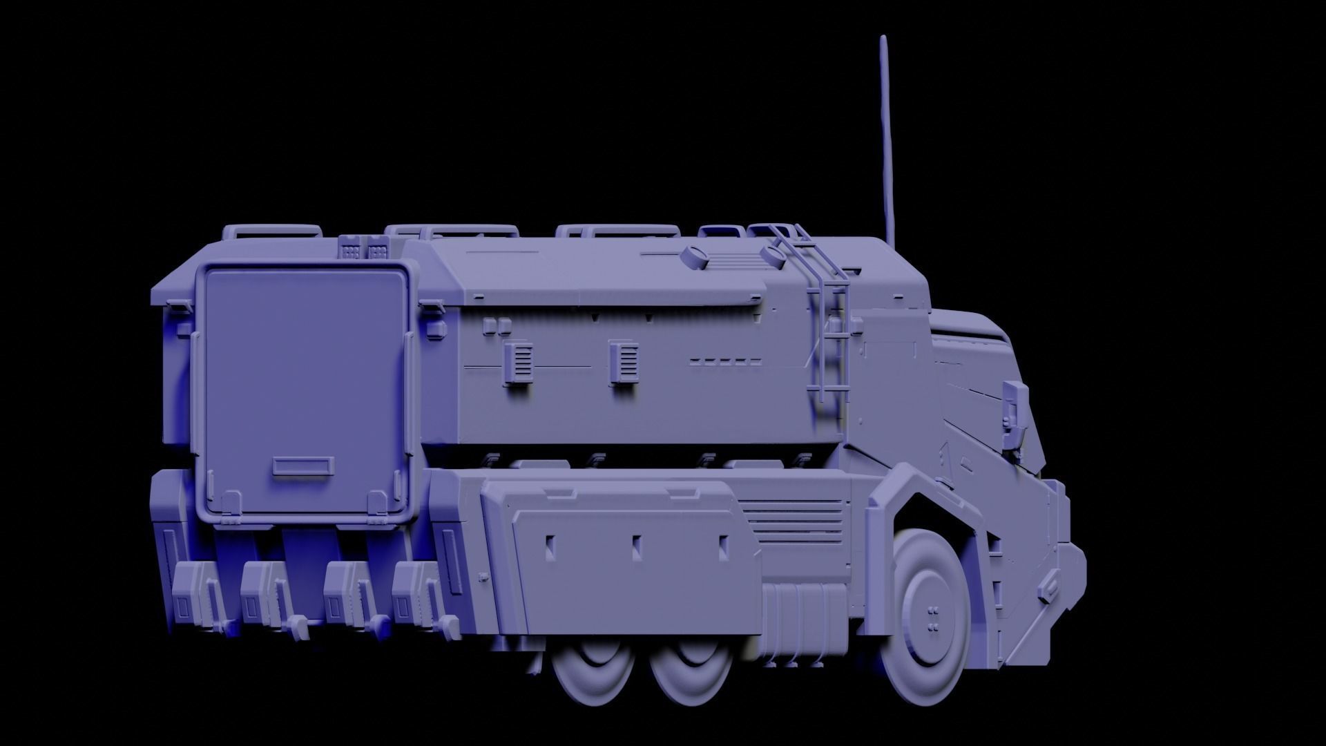 Cyberpunk Militech Behemoth 3D print model_2