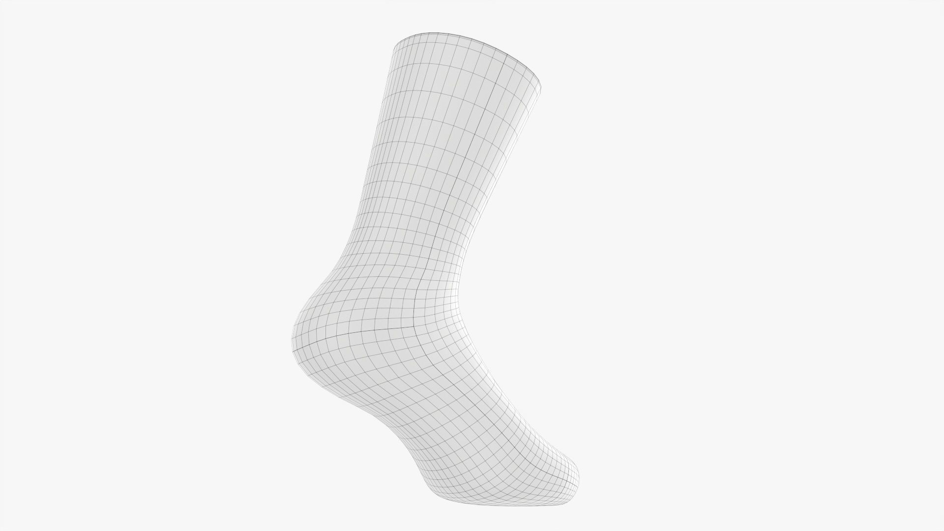 Christmas sock 3D model_8