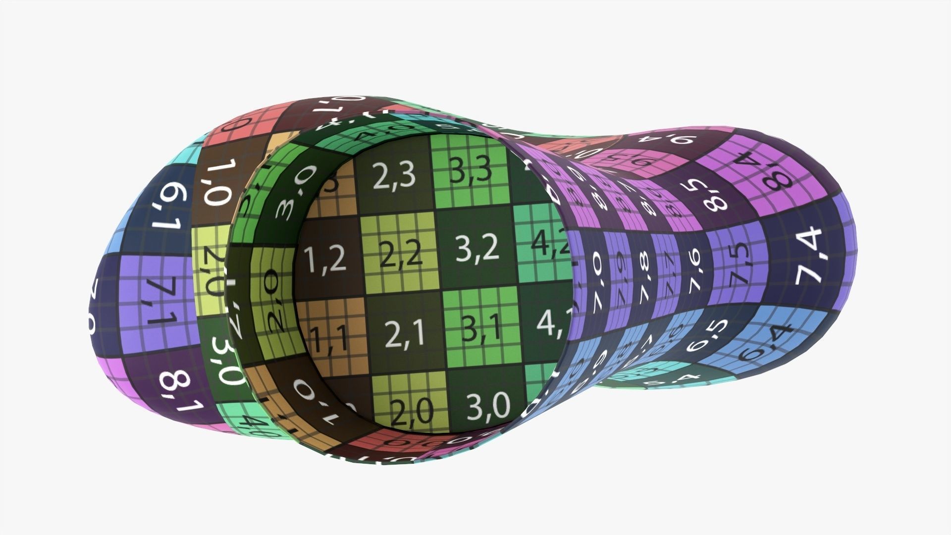 Christmas sock 3D model_17