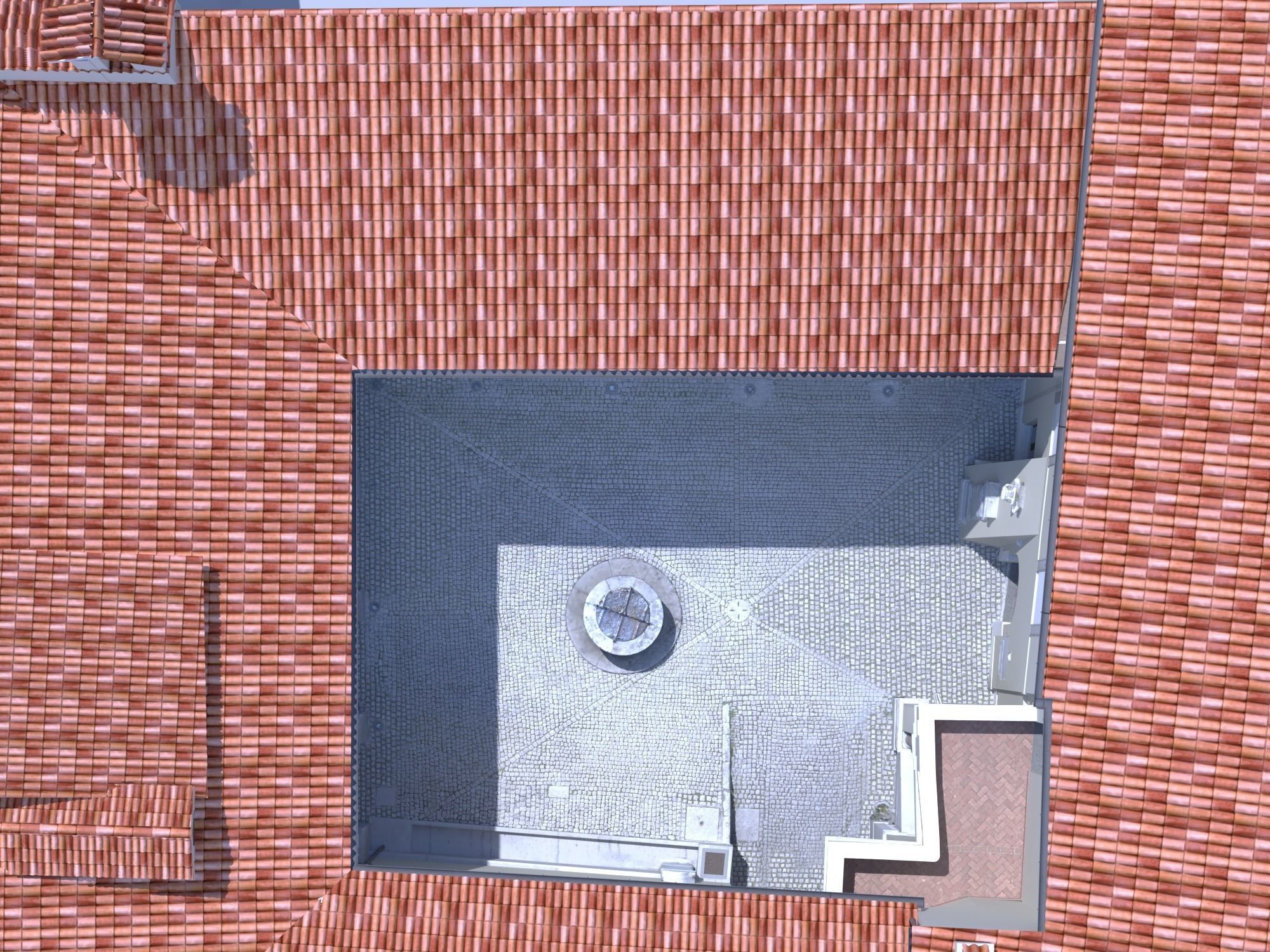 Castle interior Low-poly 3D model_33