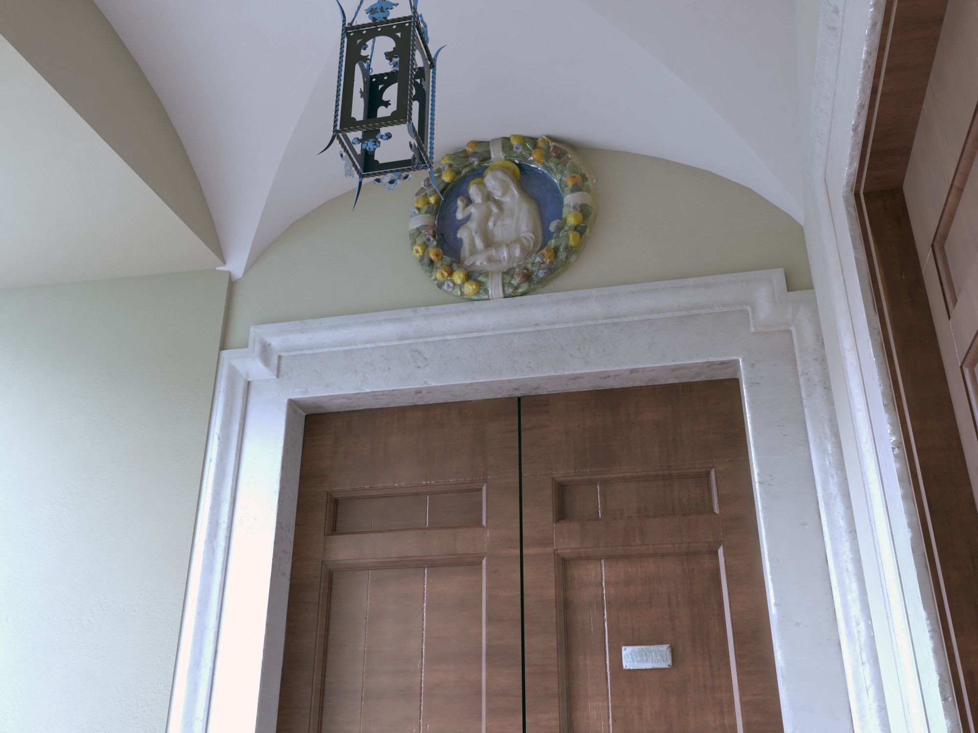 Castle interior Low-poly 3D model_16