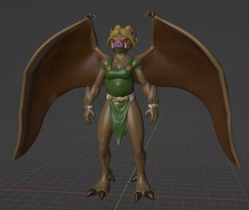 gargoyles london clan constance 3D print model_0