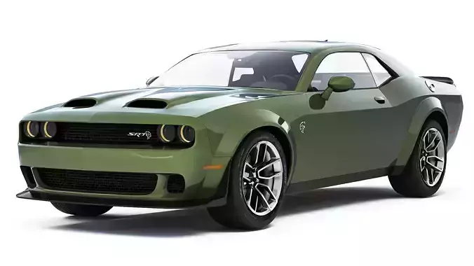 Dodge Challenger SRT Hellcat Red Eye 2021 3D model