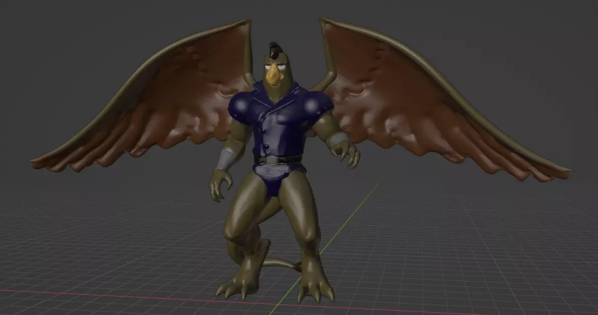 gargoyles london clan griff 3D print model_0