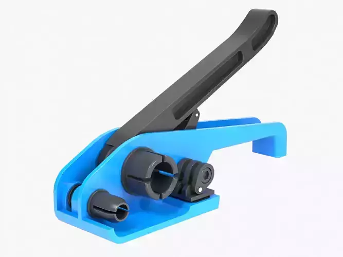 Strap Tensioner Low-poly 3D model