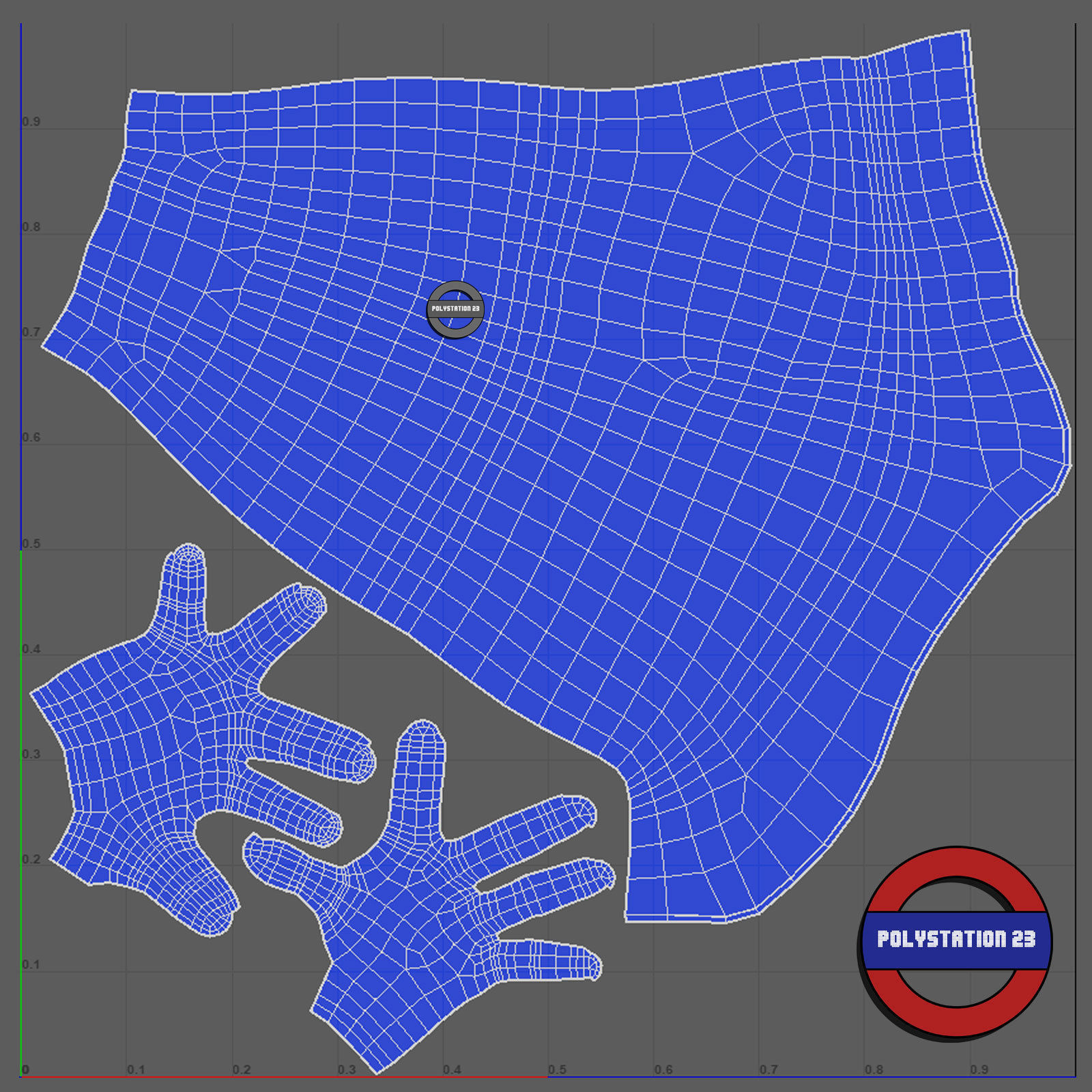 sci fi arm cyborg v5 game ready Low-poly 3D model_19