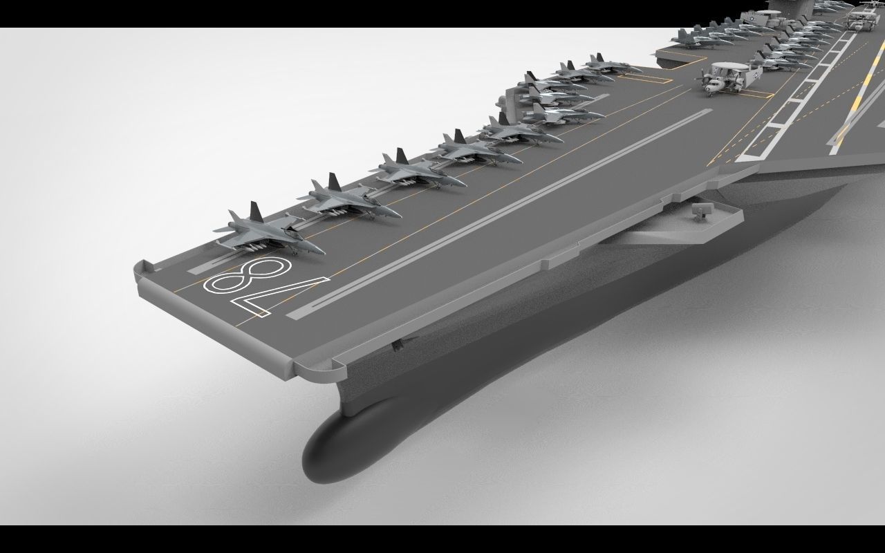 uss gerald r ford cvn 78 3D model_4