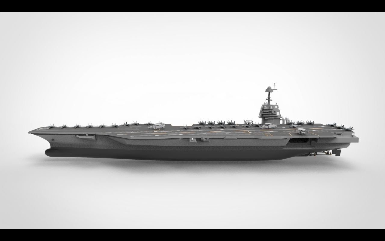 uss gerald r ford cvn 78 3D model_8