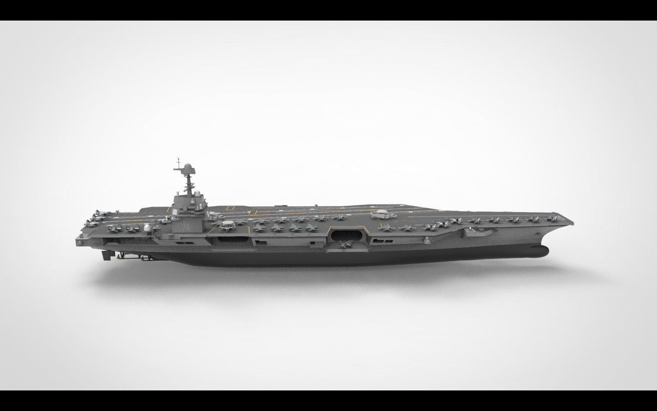 uss gerald r ford cvn 78 3D model_7