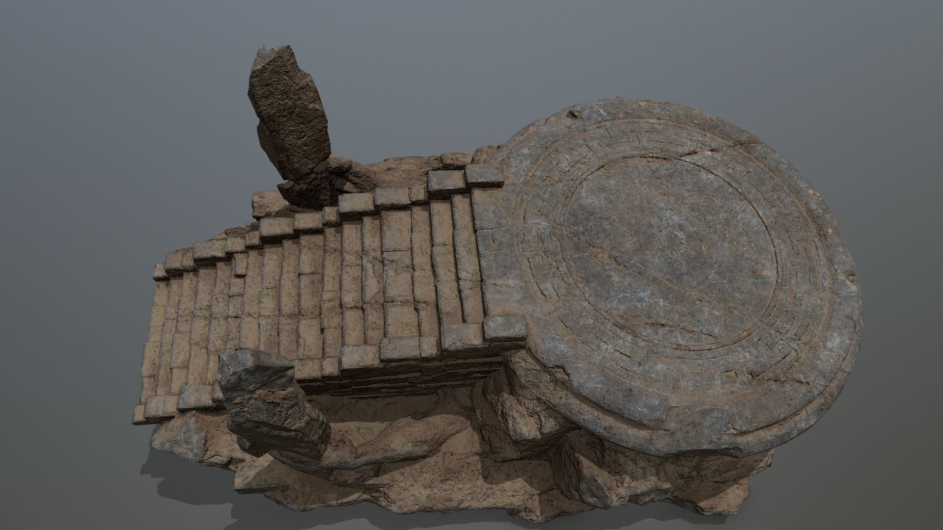 temple Low-poly 3D model_14