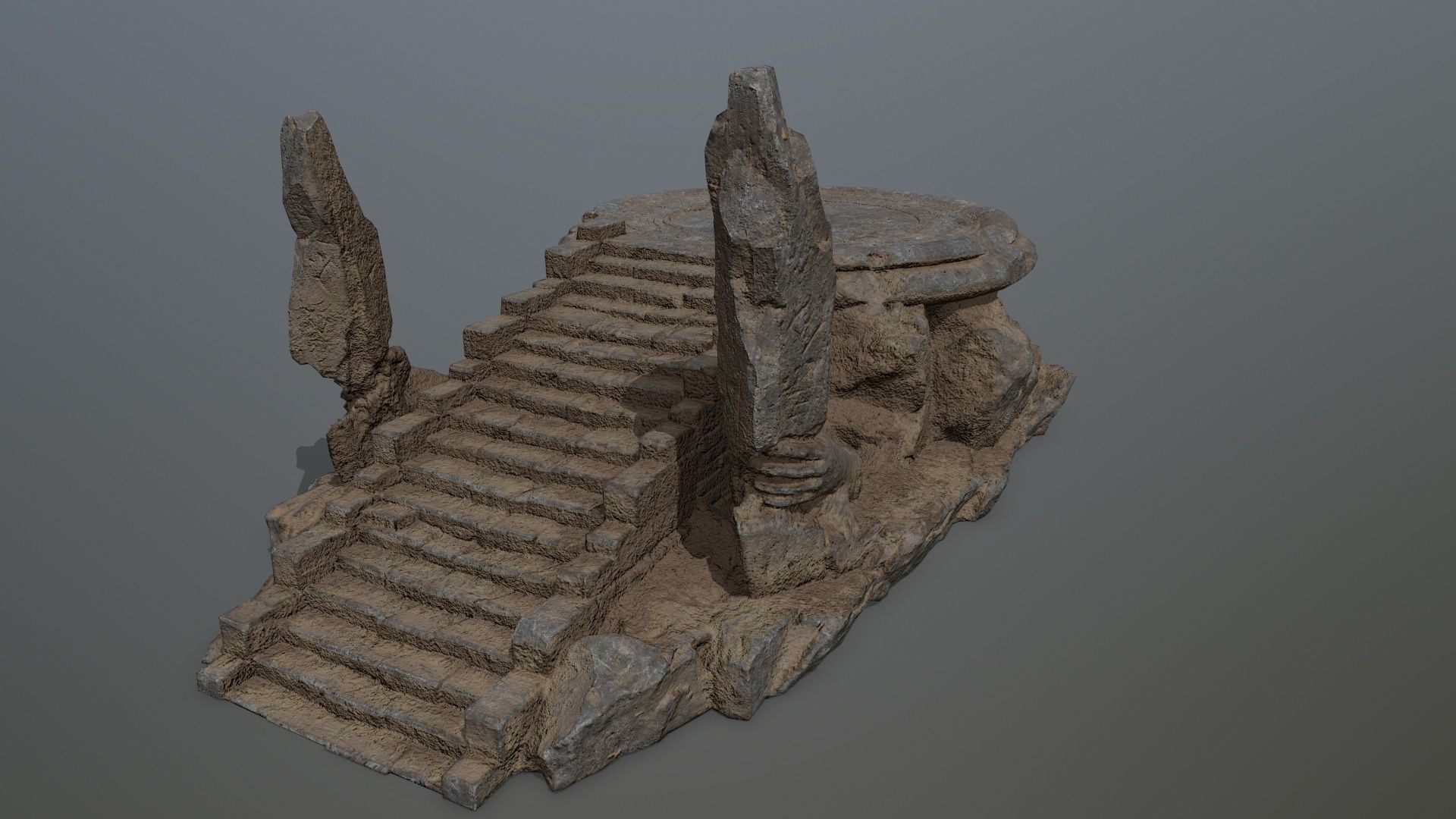 temple Low-poly 3D model_10