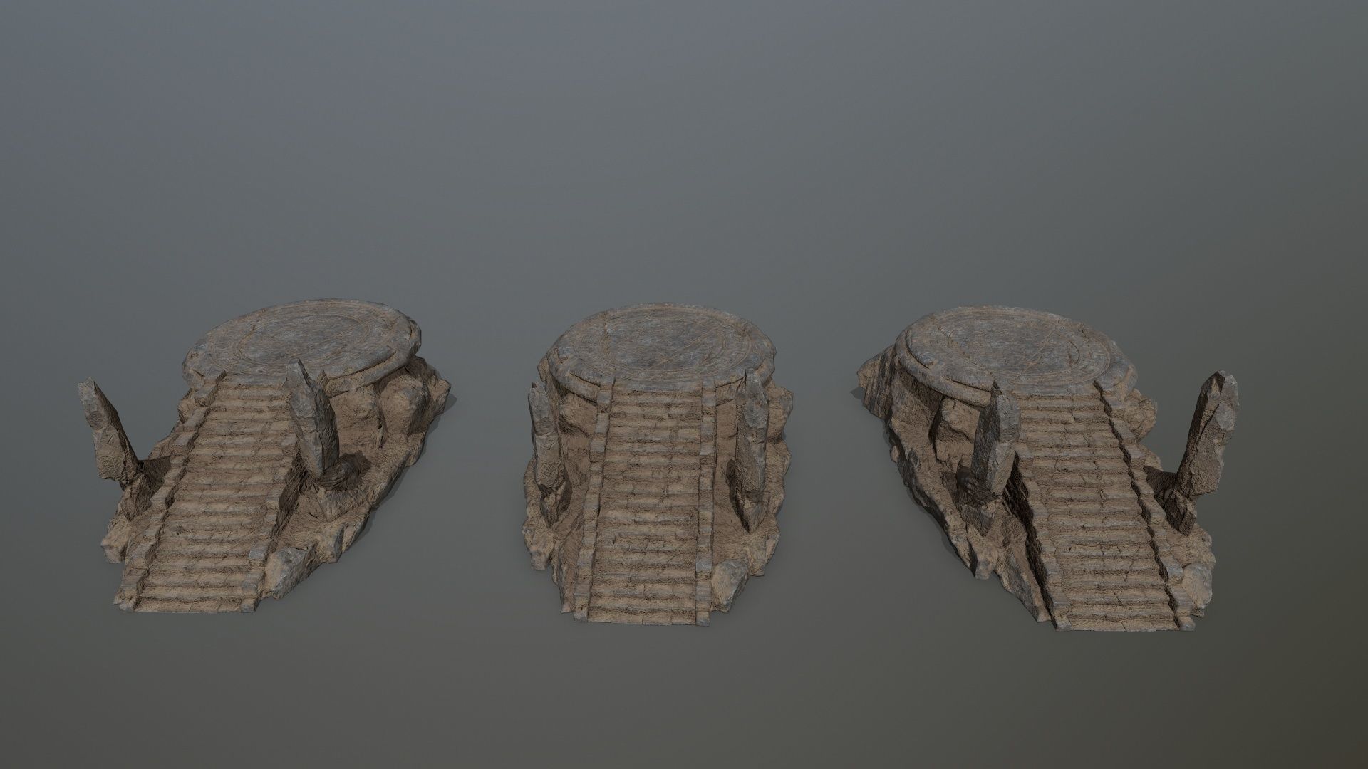 temple Low-poly 3D model_15