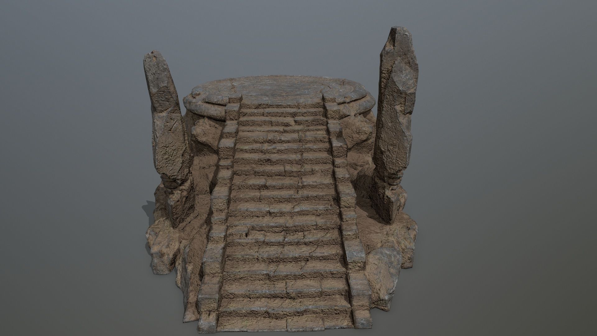 temple Low-poly 3D model_11