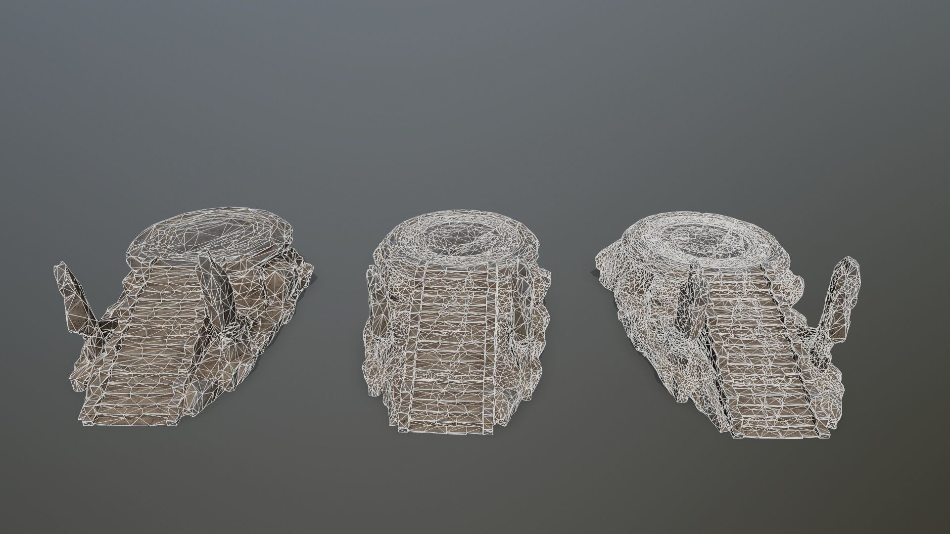 temple Low-poly 3D model_16