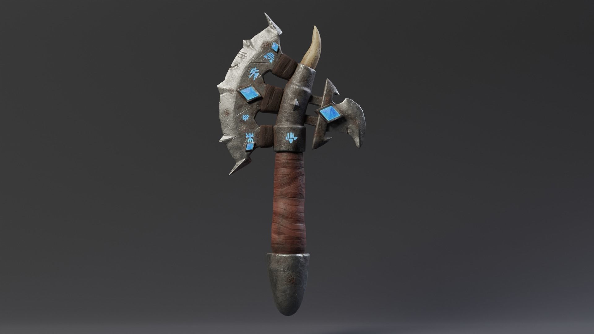 Stylized Mellee Weapons GameReady LowPoly 3D models 3D Model Collection_5