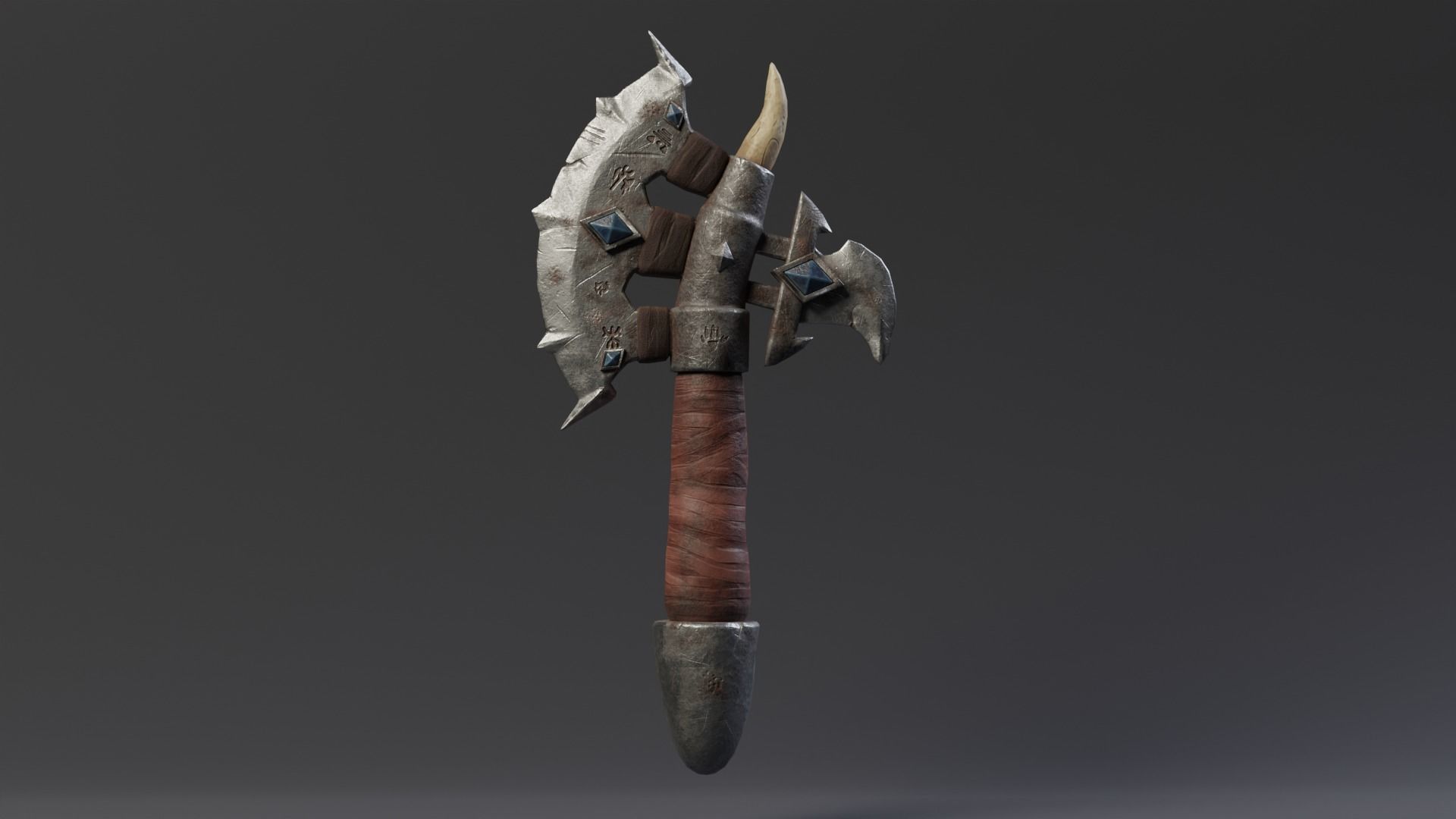 Stylized Mellee Weapons GameReady LowPoly 3D models 3D Model Collection_6