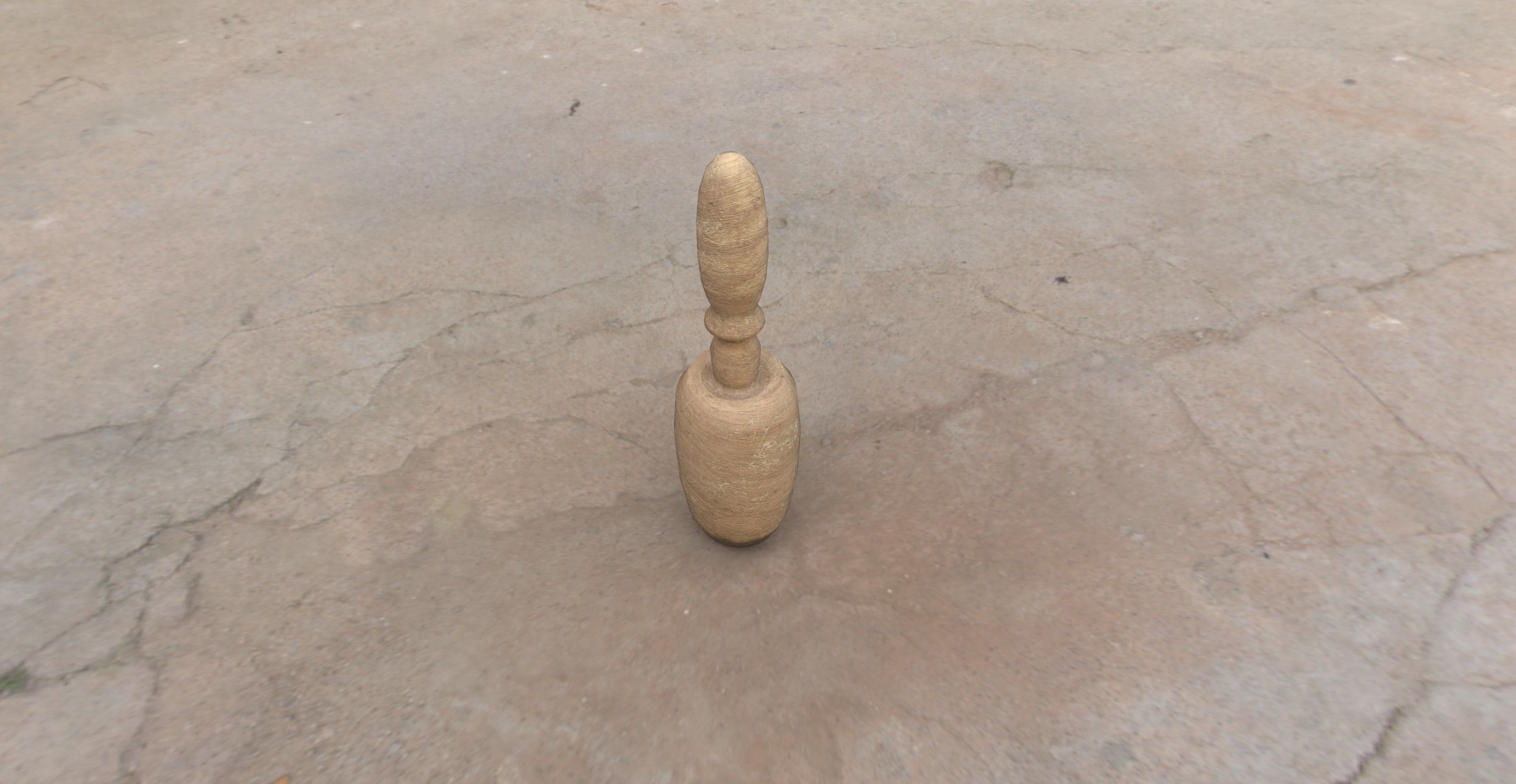 mortar and pestle Low-poly 3D model_6