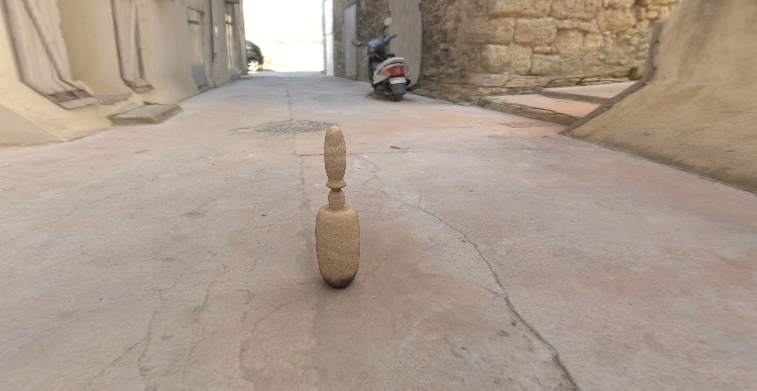 mortar and pestle Low-poly 3D model_5