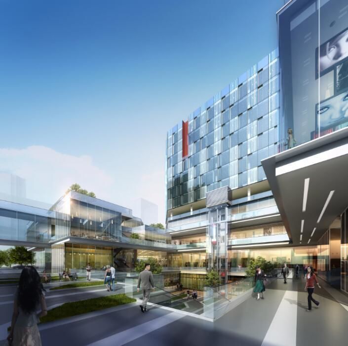 SU model of high-rise modern CCCC office building 3D model_3