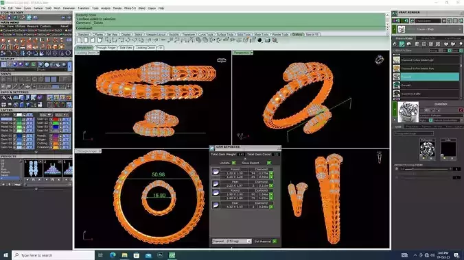 Snake Ring And Bangle 