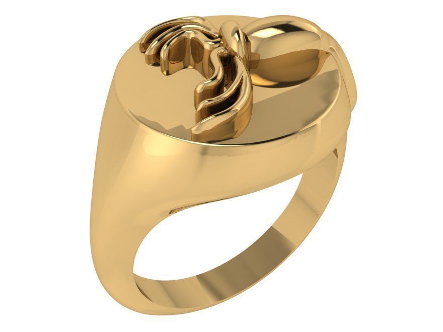 Spider Ring 4211 3D print model_1
