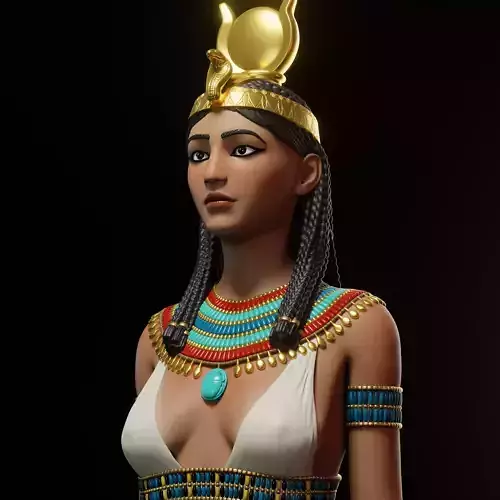 Isis standing figure 3D print model