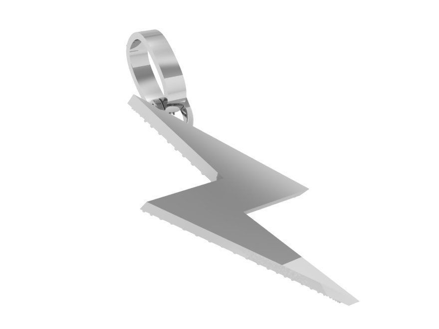 Flashlight Pendant 4214 3D print model_3