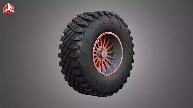 Buggy Wheel and Tire 2