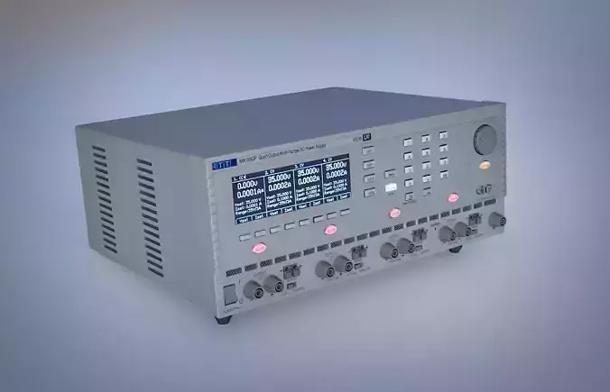 MX 100QP Bench Power Supply 3D model