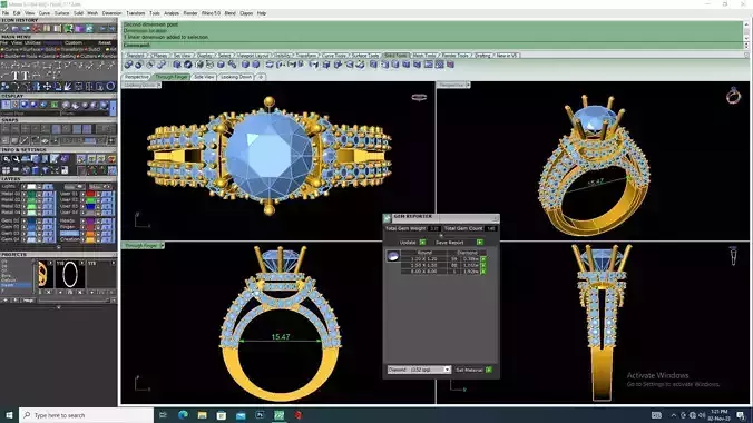 Solitaire Engagement Ring R12