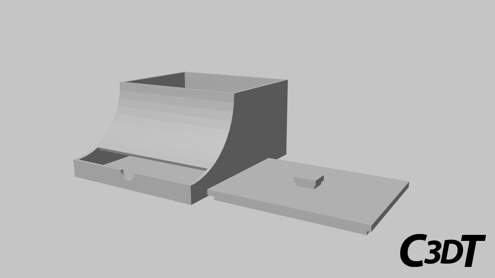 Organizer for ear sticks 3D print model_3