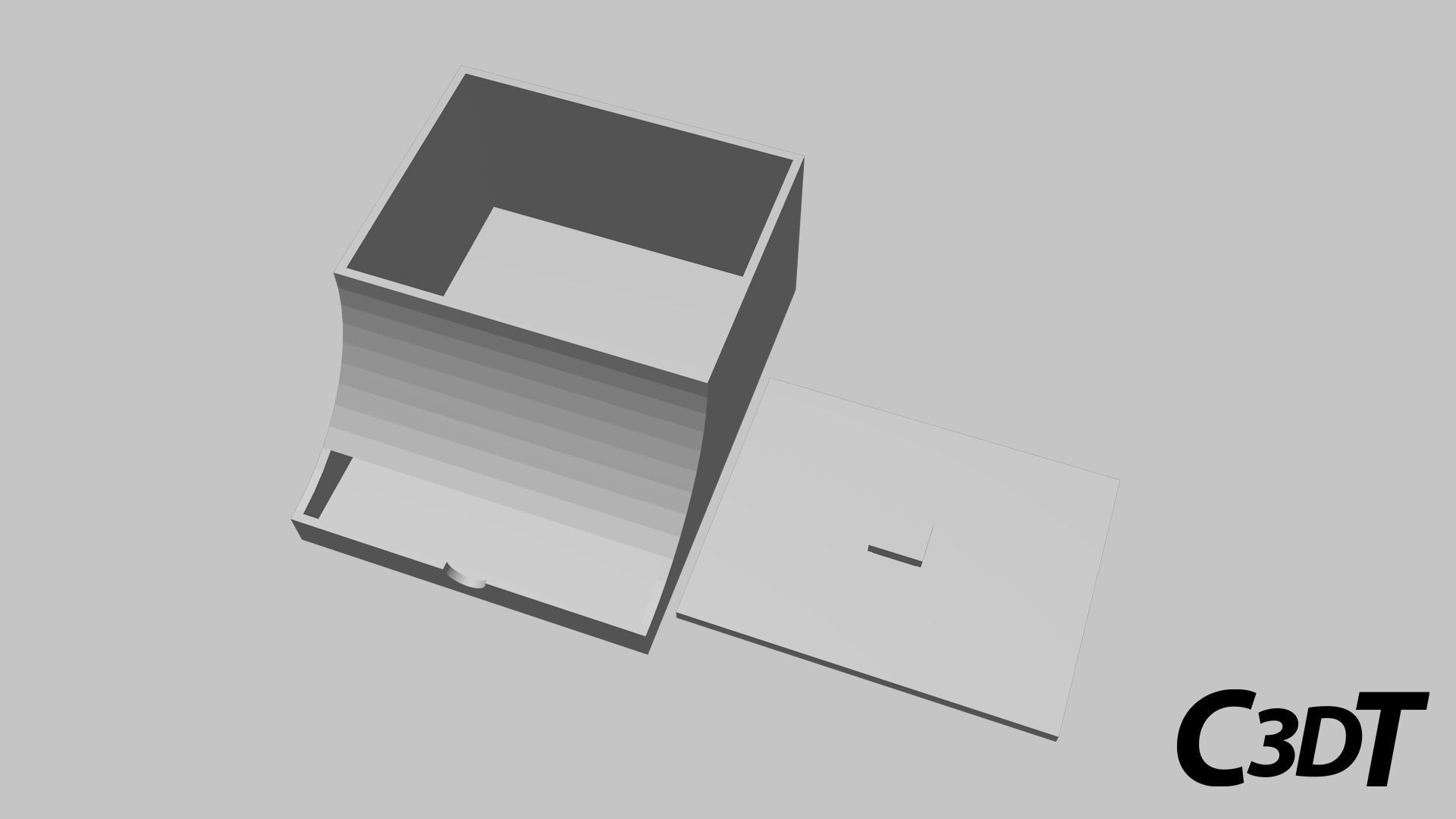 Organizer for ear sticks 3D print model_4