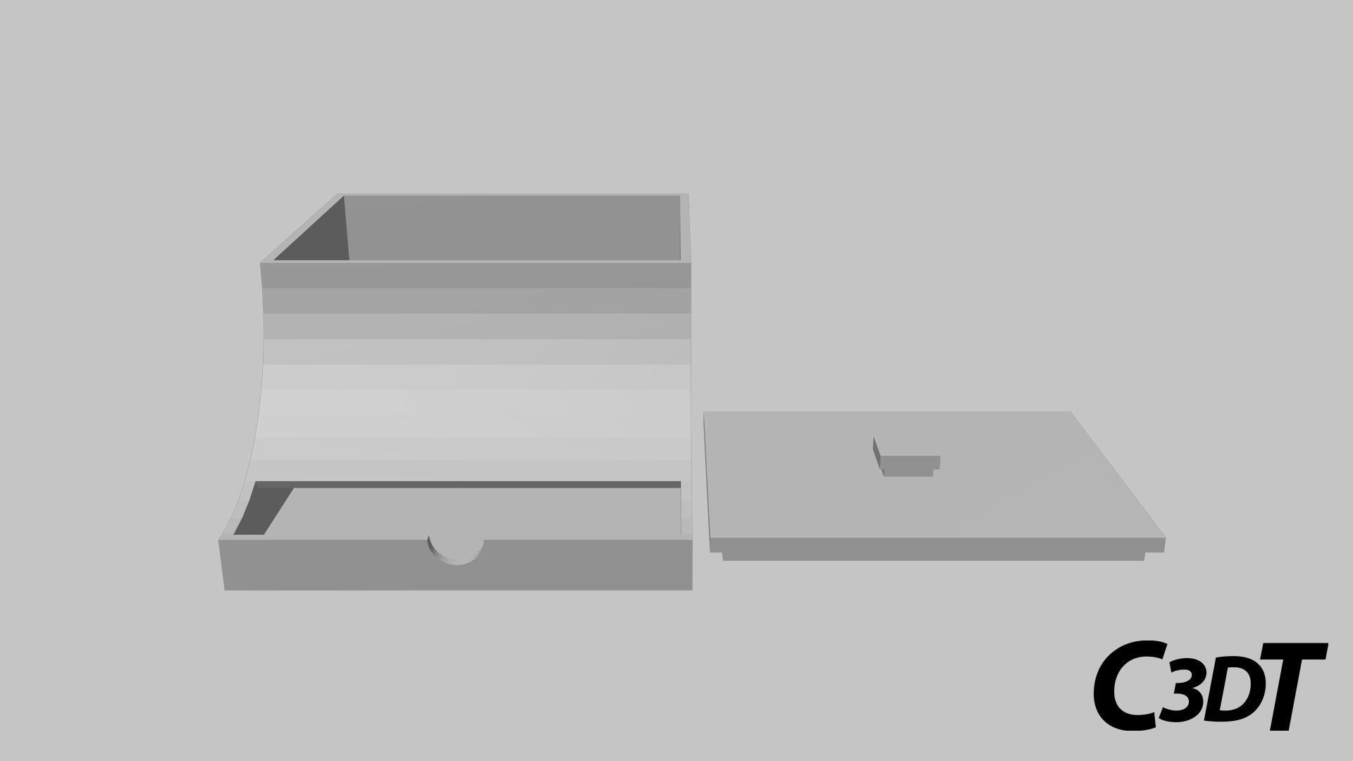 Organizer for ear sticks 3D print model_2