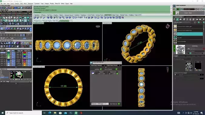 Women Fashion Ring R13