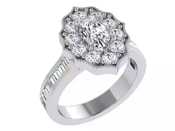 Oval Unique Ring 4223