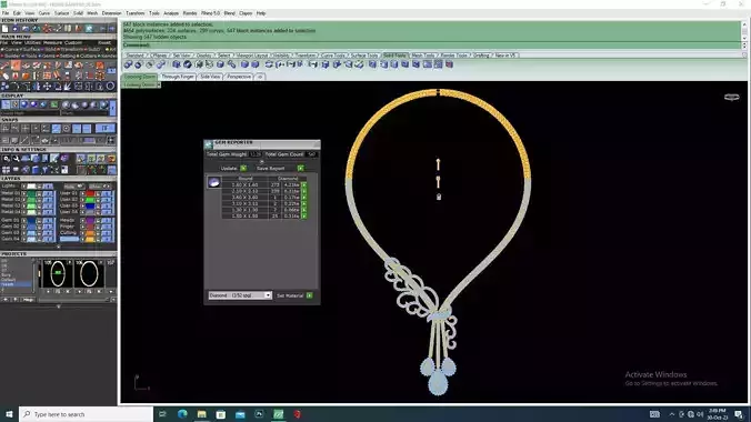 Lavaliere Necklace R1