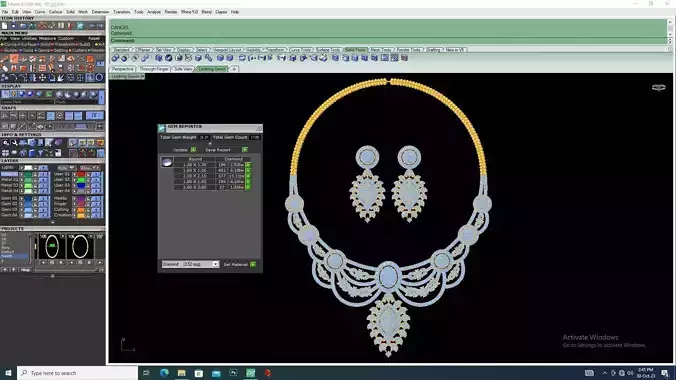 Charms Diamond Necklace 