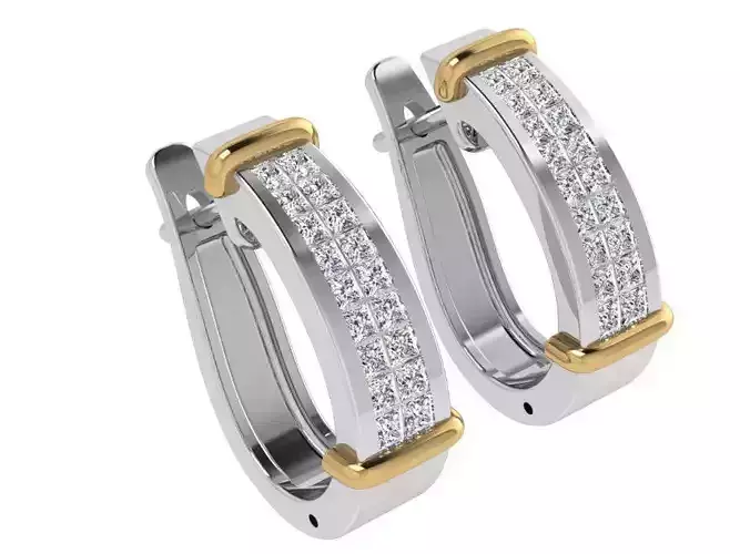 Diamond Plug  Earring 4230