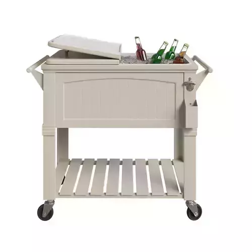 Permasteel 80 Quarts Wheeled Serving StationCart