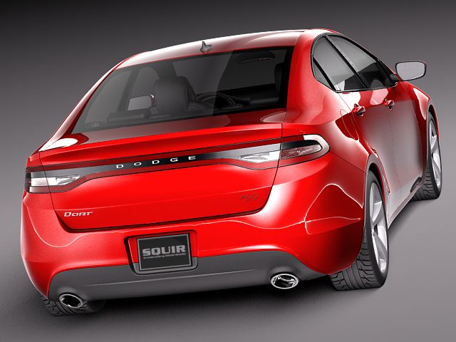 Dodge Dart 2013 3D model_5