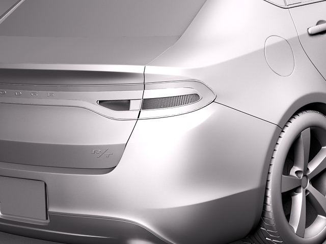 Dodge Dart 2013 3D model_10