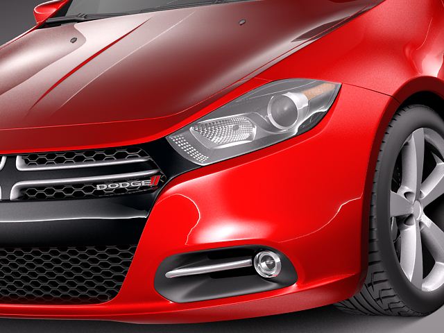 Dodge Dart 2013 3D model_2