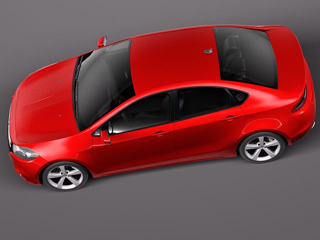 Dodge Dart 2013 3D model_7