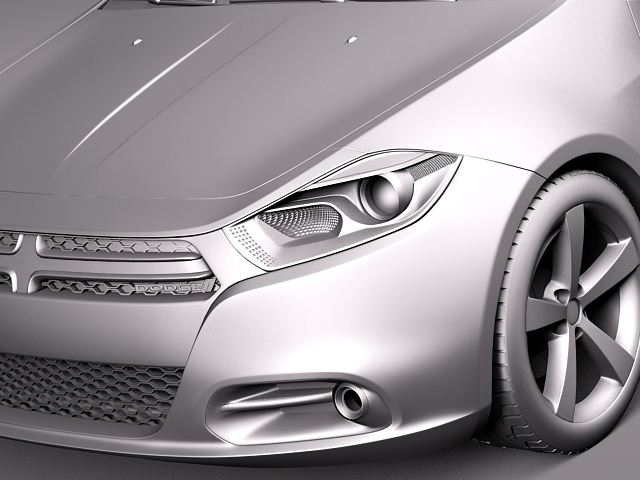 Dodge Dart 2013 3D model_9